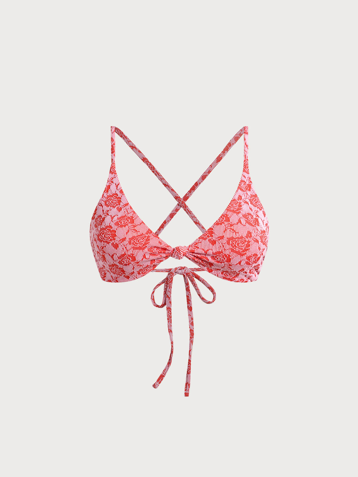 Women Knitted Nylon Blended Bikini Tops Sustainable Bikinis - BERLOOK