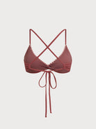 Women Knitted Nylon blended Bikini Tops Sustainable Bikinis - BERLOOK