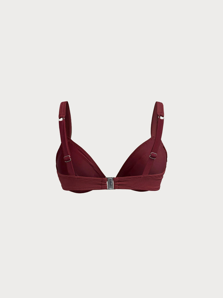 Women Knitted Nylon blended Bikini Tops Sustainable Bikinis - BERLOOK