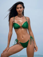 Women Knitted Nylon blended Bikini Tops Sustainable Bikinis - BERLOOK