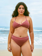 Women Knitted Nylon blended Bikini Tops Sustainable Bikinis - BERLOOK
