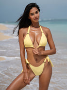 Women Knitted Nylon blended Bikini Tops Sustainable Bikinis - BERLOOK