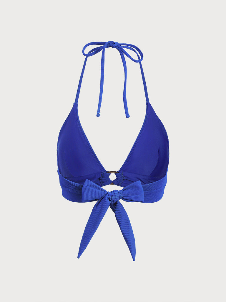 Women Knitted Nylon Blended Bikini Tops Sustainable Bikinis - BERLOOK