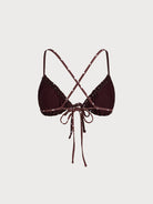 Women Knitted Nylon blended Bikini Tops Sustainable Bikinis - BERLOOK