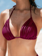 Women Knitted Nylon Blended Bikini Tops Sustainable Bikinis - BERLOOK