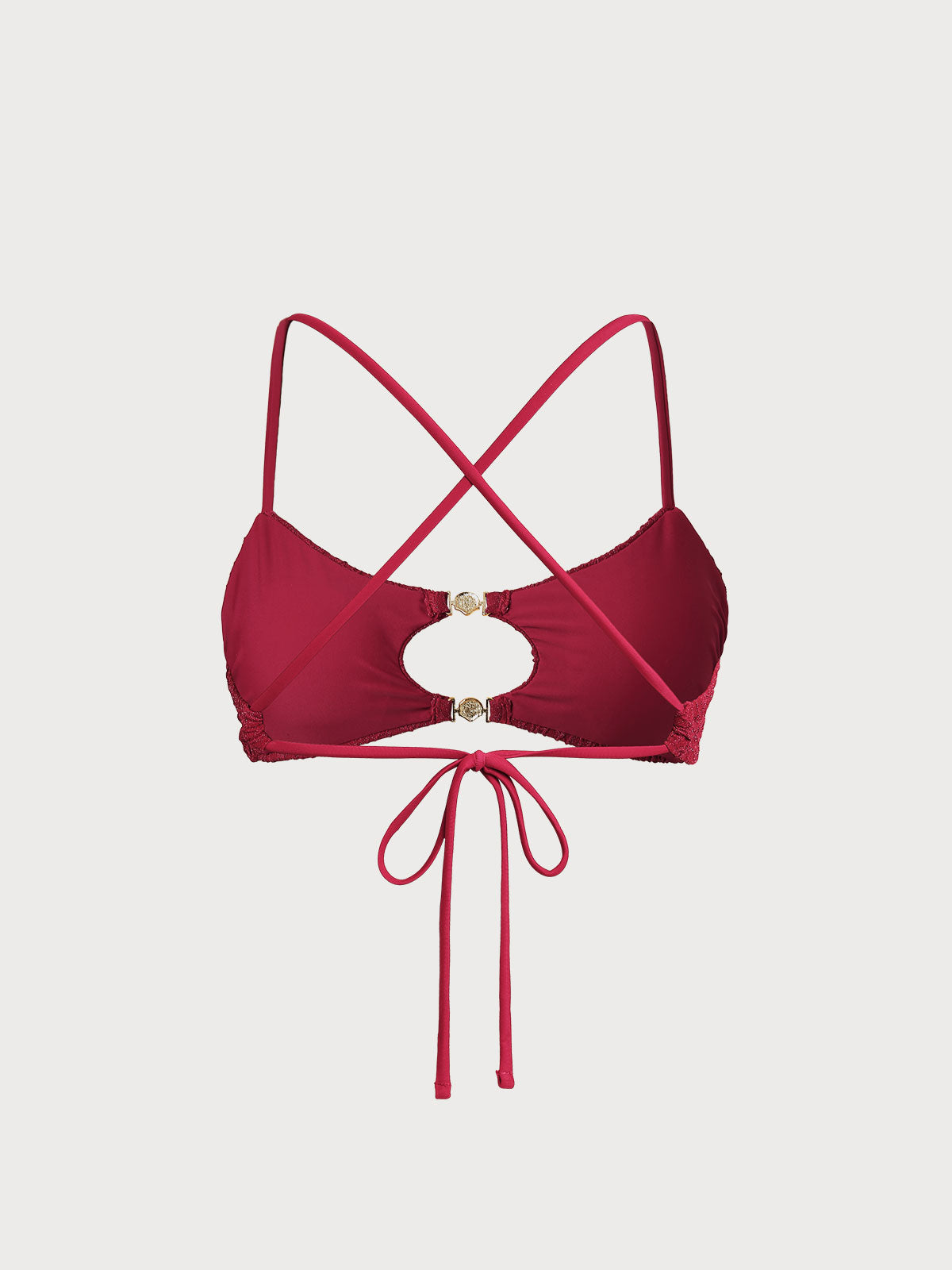 Women Knitted Nylon blended Bikini Tops Sustainable Bikinis - BERLOOK
