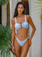 Women Knitted Nylon blended Bikini Tops Sustainable Bikinis - BERLOOK