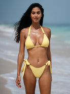 Women Knitted Nylon blended Bikini Tops Sustainable Bikinis - BERLOOK
