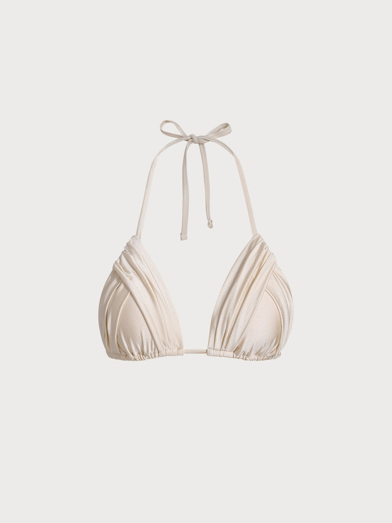 Women Knitted Nylon Blended Bikini Tops Sustainable Bikinis - BERLOOK