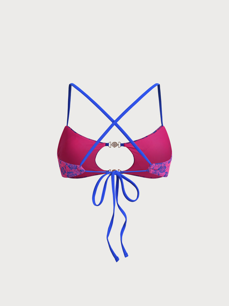 Women Knitted Nylon Blended Bikini Tops Sustainable Bikinis - BERLOOK
