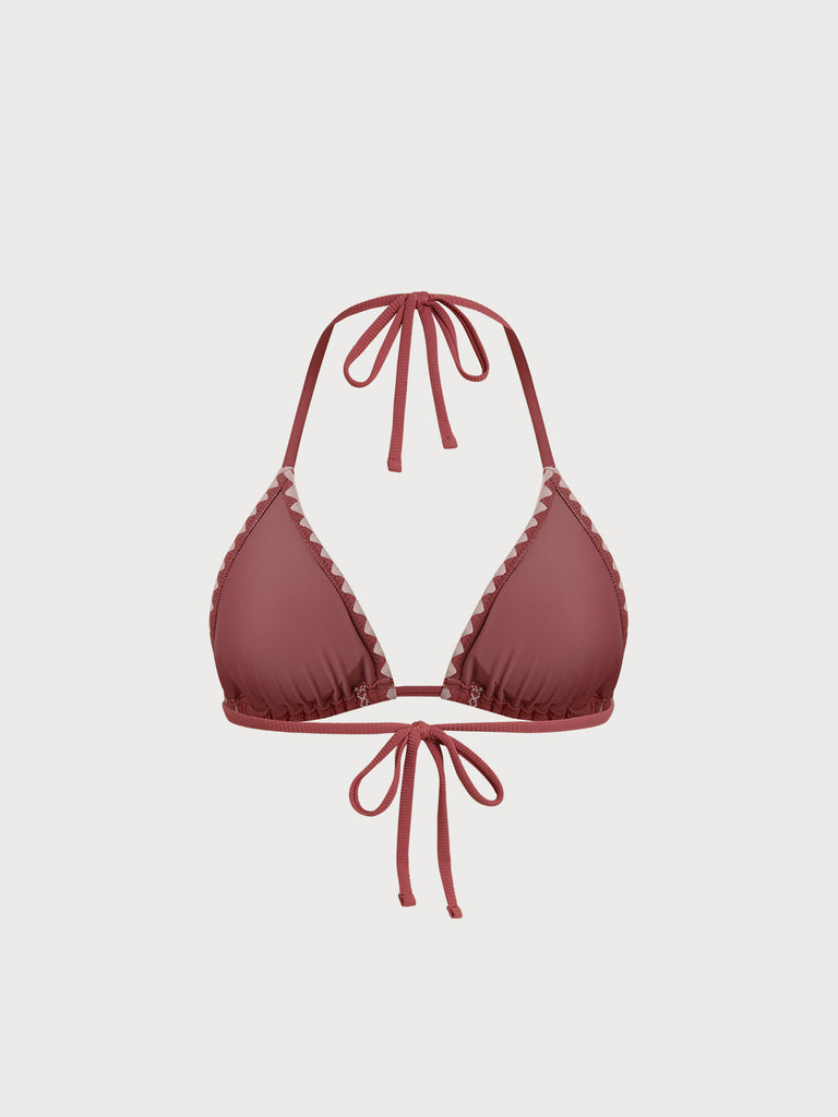Women Knitted Nylon blended Bikini Tops Sustainable Bikinis - BERLOOK