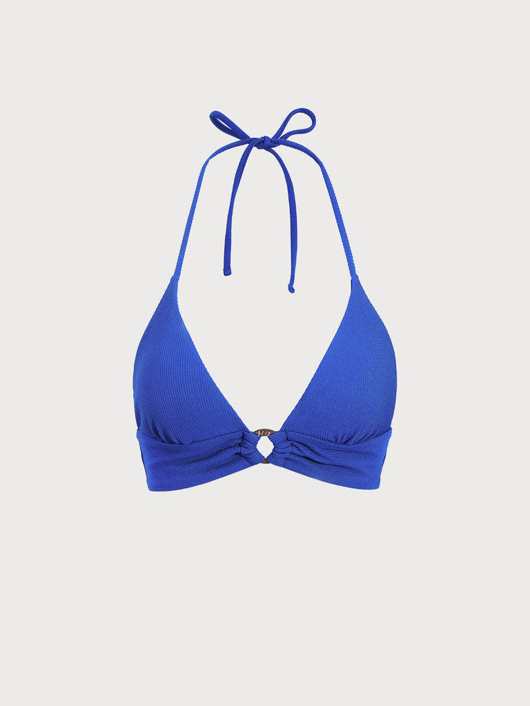 Women Knitted Nylon Blended Bikini Tops Sustainable Bikinis - BERLOOK
