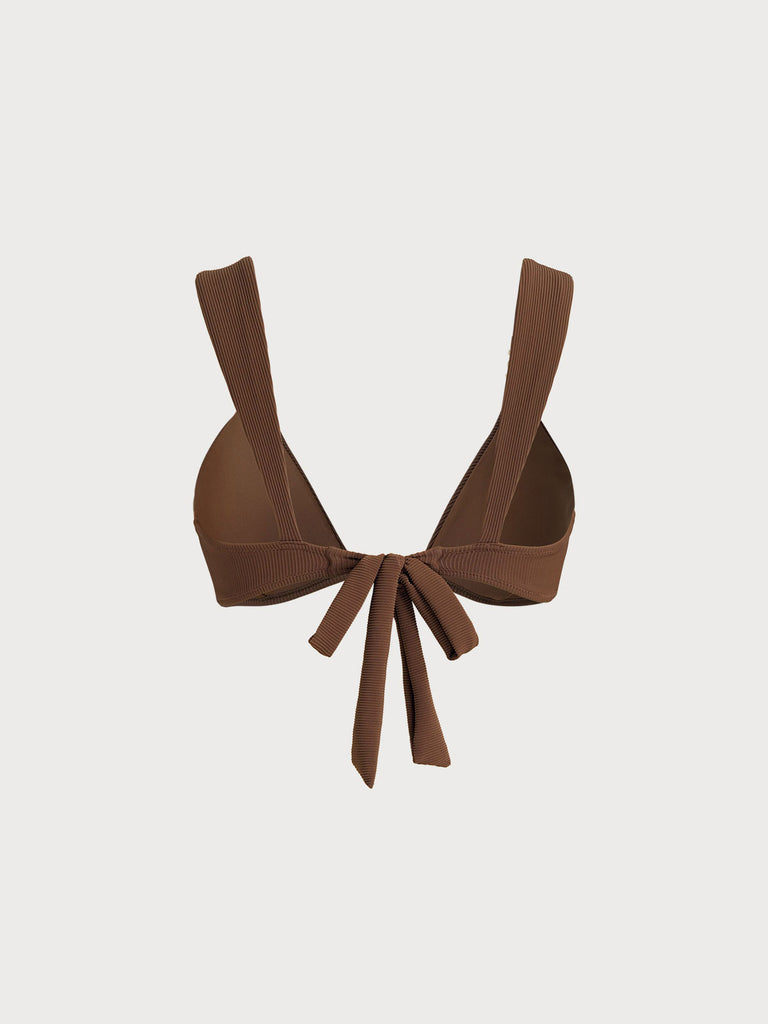 Women Knitted Nylon blended Bikini Tops Sustainable Bikinis - BERLOOK