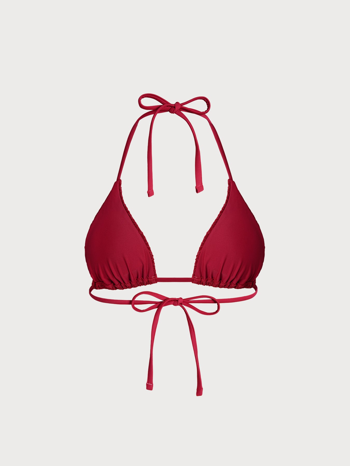 Women Knitted Nylon blended Bikini Tops Sustainable Bikinis - BERLOOK