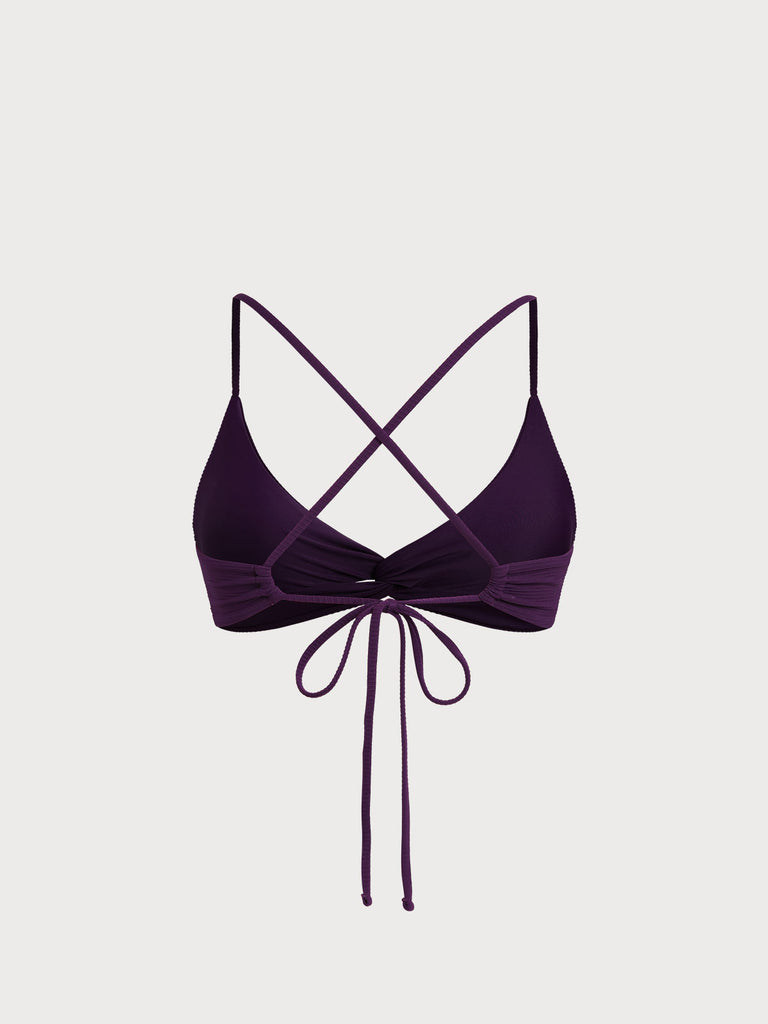 Women Knitted Nylon blended Bikini Tops Sustainable Bikinis - BERLOOK