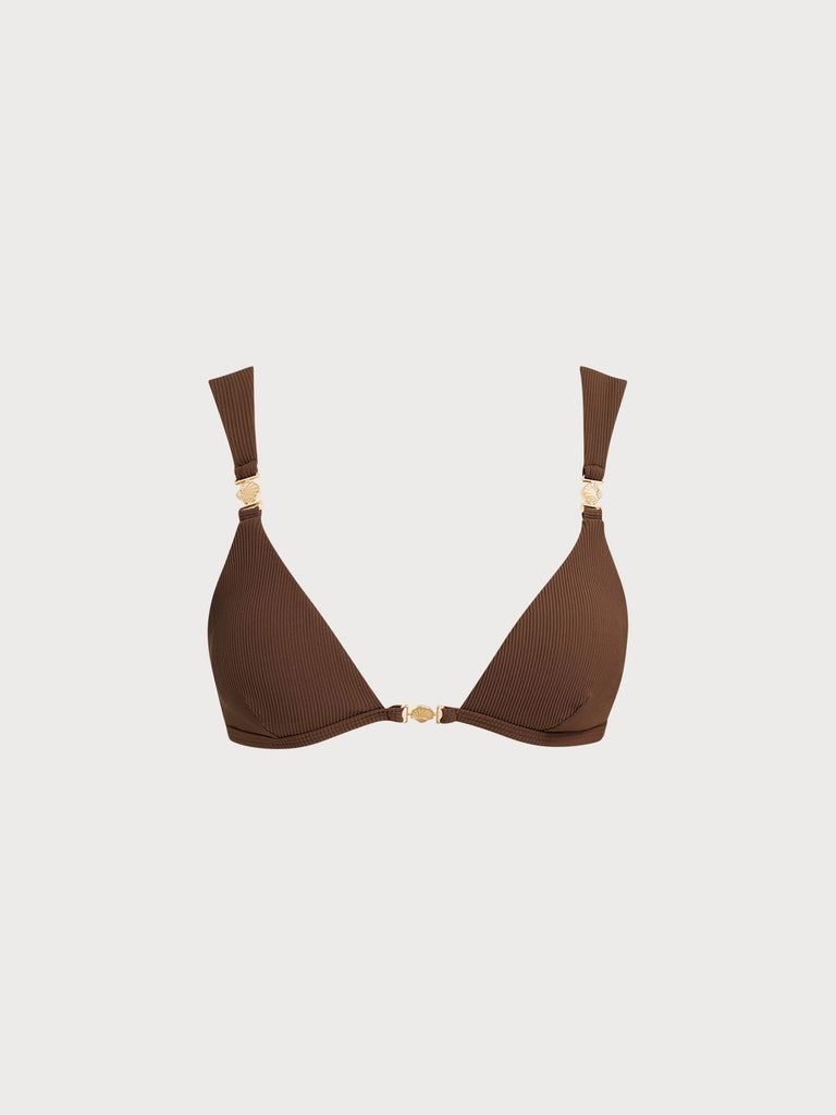 Women Knitted Nylon blended Bikini Tops Sustainable Bikinis - BERLOOK