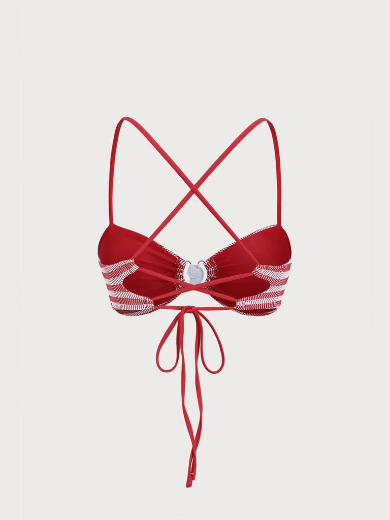 Women Knitted Nylon Blended Bikini Tops Sustainable Bikinis - BERLOOK