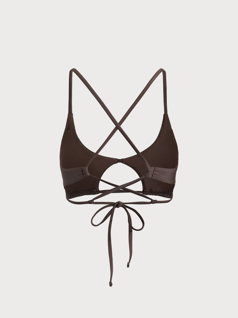Women Knitted Nylon blended Bikini Tops Sustainable Bikinis - BERLOOK