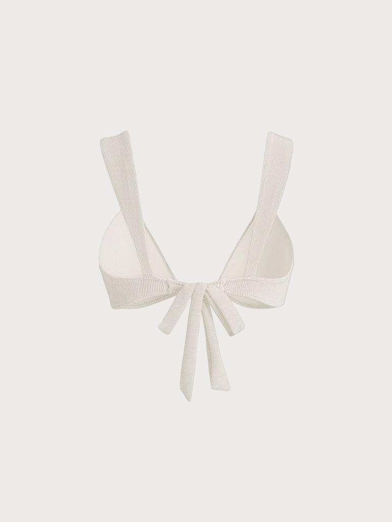 Women Knitted Nylon blended Bikini Tops Sustainable Bikinis - BERLOOK