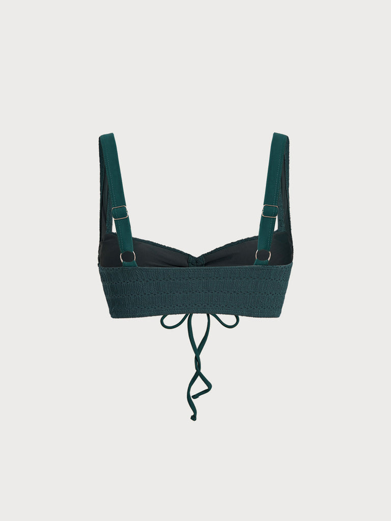 Women Knitted Nylon blended Bikini Tops Sustainable Bikinis - BERLOOK