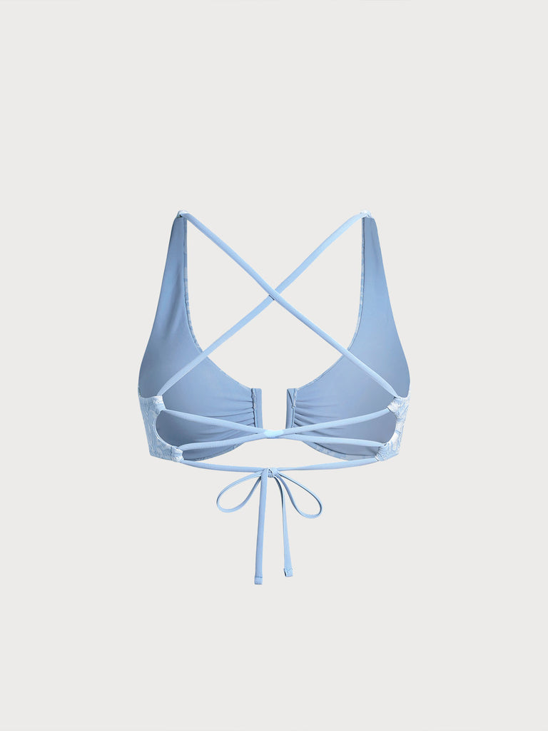 Women Knitted Nylon blended Bikini Tops Sustainable Bikinis - BERLOOK