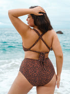 Women Knitted Nylon blended Bikini Tops Sustainable Plus Size Bikinis - BERLOOK