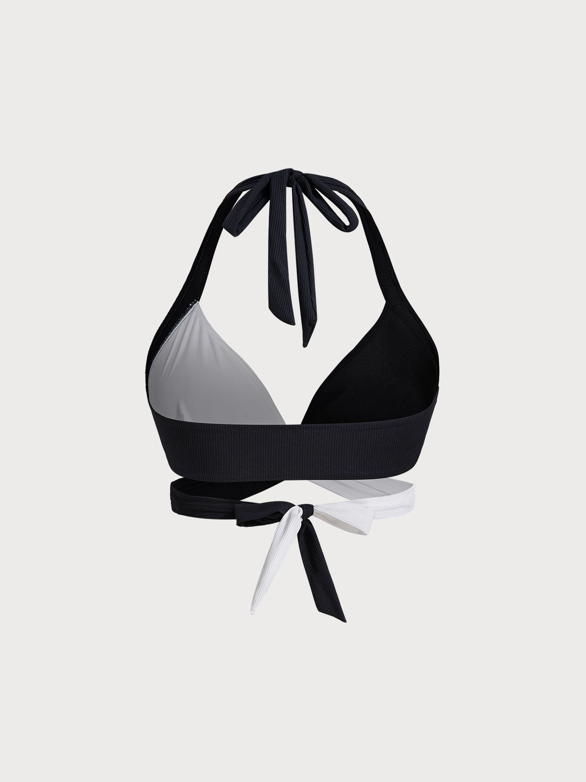 Women Knitted Nylon blended Bikini Tops Sustainable Plus Size Bikinis - BERLOOK