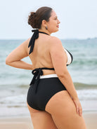 Women Knitted Nylon blended Bikini Tops Sustainable Plus Size Bikinis - BERLOOK