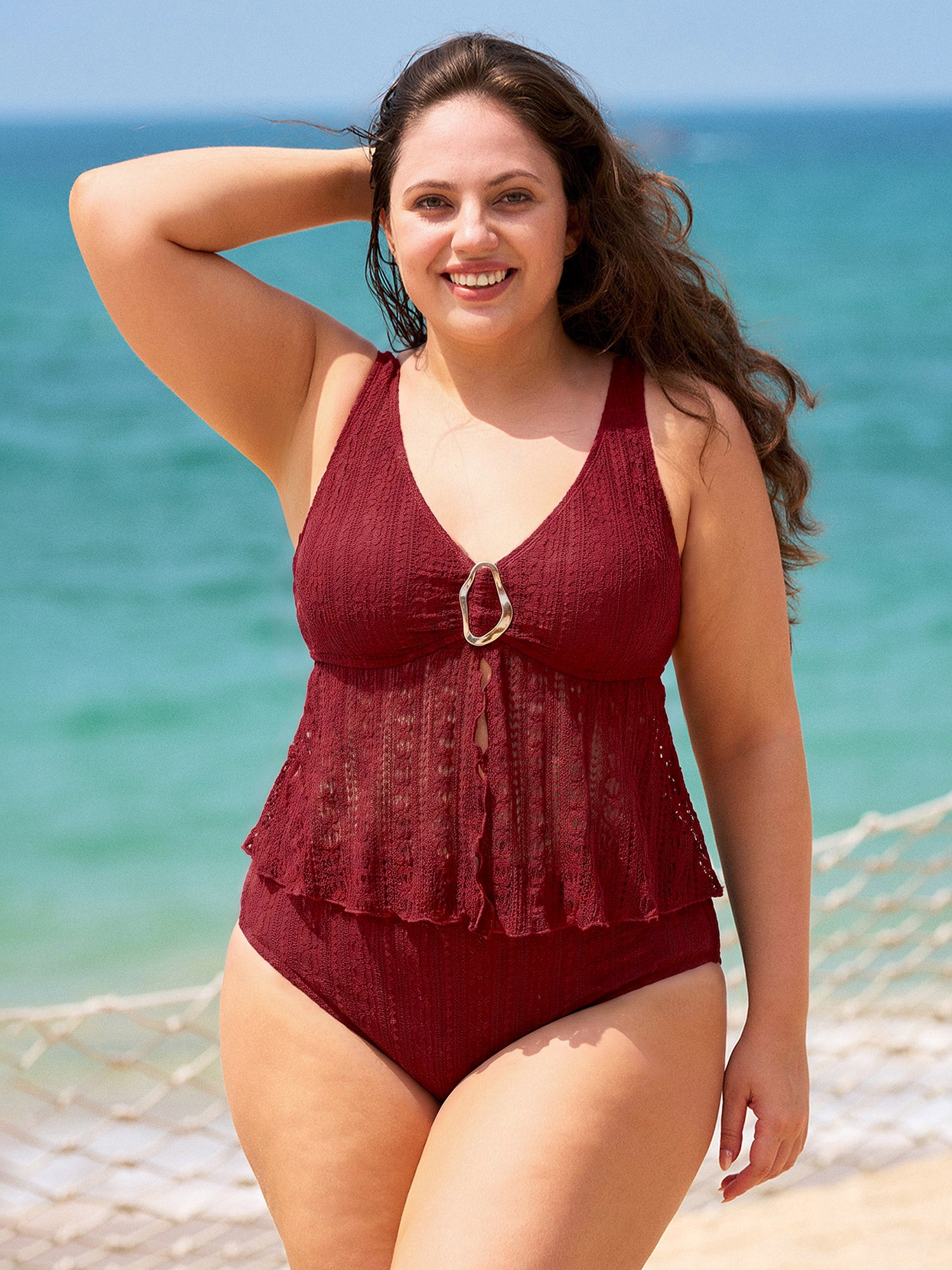 Women Knitted Nylon blended Bikini Tops Sustainable - BERLOOK