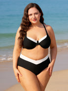 Women Knitted Nylon blended Bikini Tops Sustainable Plus Size Bikinis - BERLOOK