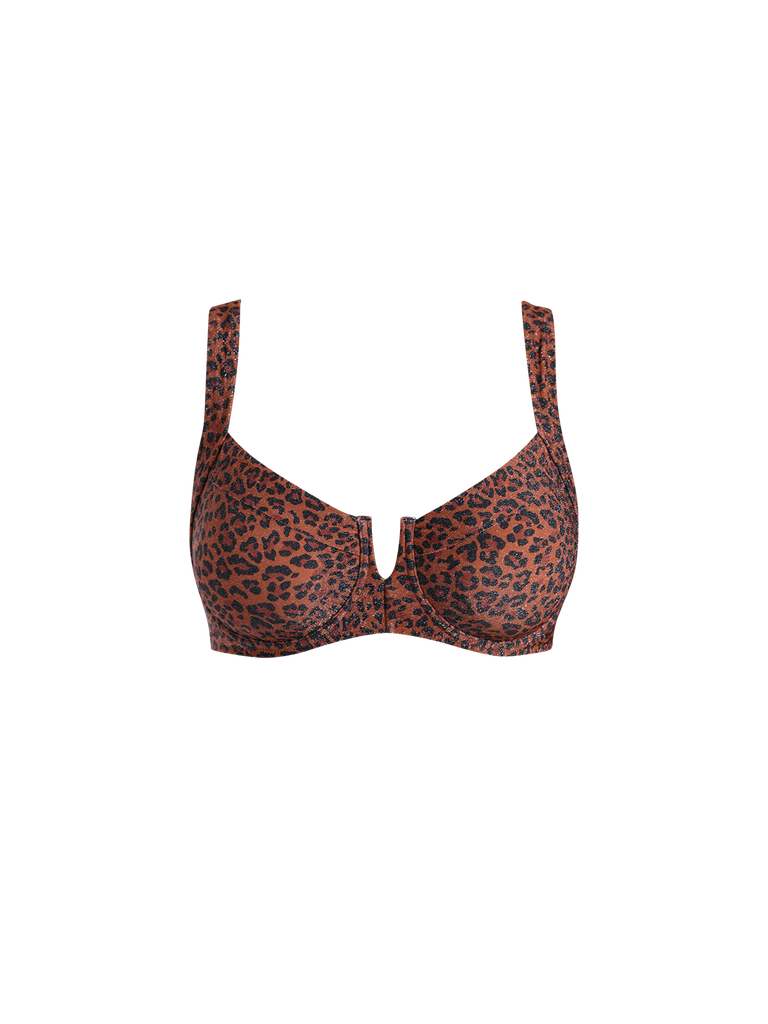 Women Knitted Nylon blended Bikini Tops Sustainable Plus Size Bikinis - BERLOOK