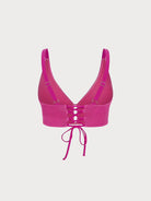 Women Knitted Nylon blended Bikini Tops Sustainable Plus Size Tankinis - BERLOOK