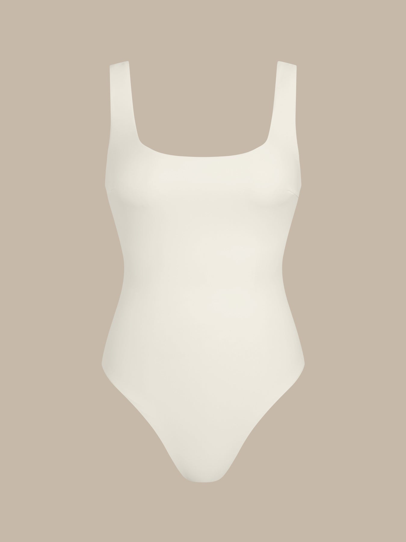Women Knitted Nylon blended One Pieces Swimwear Off White Sustainable One-Pieces - BERLOOK