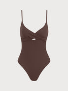 Women Knitted Nylon blended One Pieces Swimwear Sustainable One-Pieces - BERLOOK