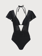 Women Knitted Nylon blended One Pieces Swimwear Sustainable One-Pieces - BERLOOK