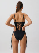 Women Knitted Nylon blended One Pieces Swimwear Sustainable One-Pieces - BERLOOK