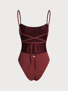 Women Knitted Nylon blended One Pieces Swimwear Sustainable One-Pieces - BERLOOK