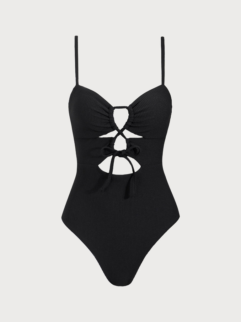 Women Knitted Nylon blended One Pieces Swimwear Sustainable One-Pieces - BERLOOK