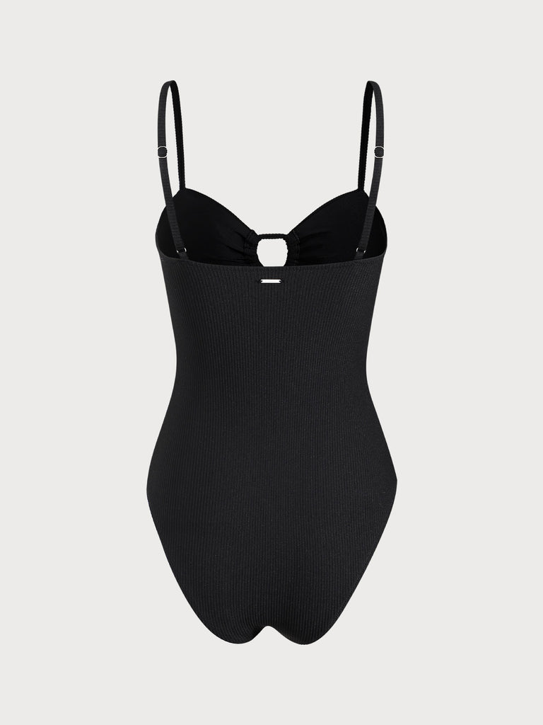 Women Knitted Nylon blended One Pieces Swimwear Sustainable One-Pieces - BERLOOK