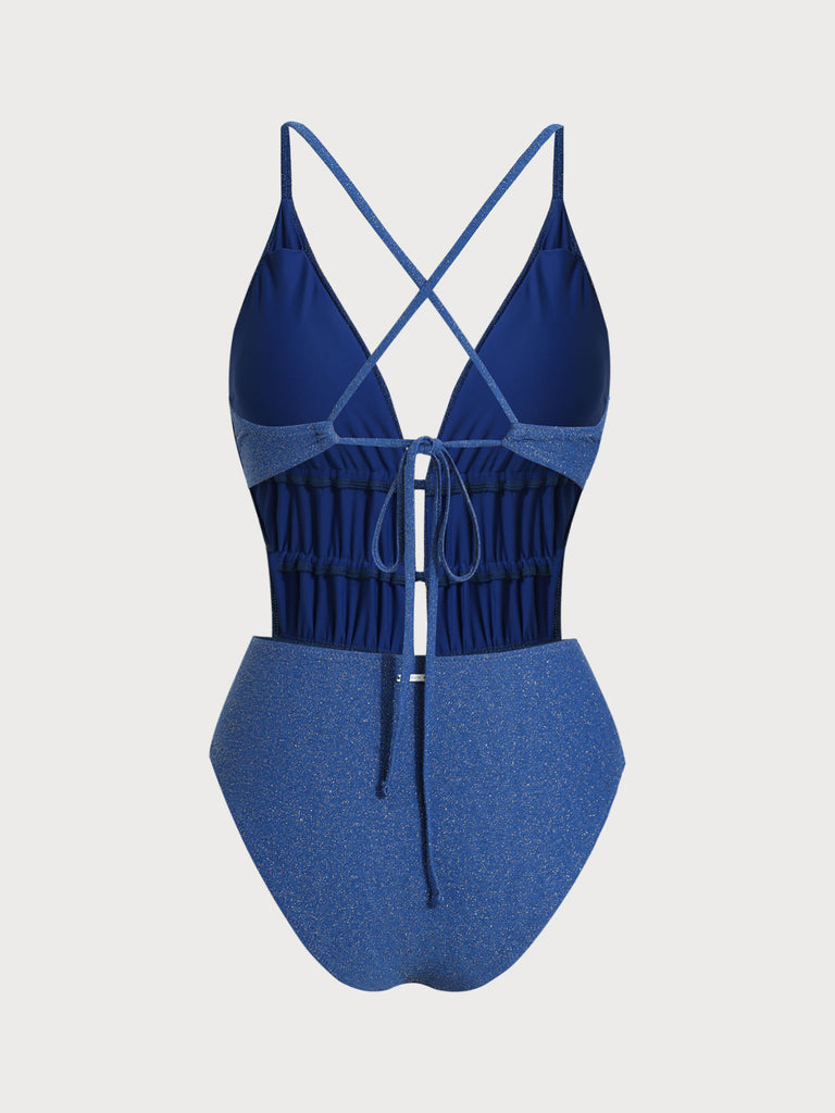 Women Knitted Nylon Blended One Pieces Swimwear Sustainable One-Pieces - BERLOOK