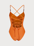 Women Knitted Nylon blended  One Pieces Swimwear Sustainable One-Pieces - BERLOOK