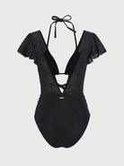 Women Knitted Nylon blended One Pieces Swimwear Sustainable One-Pieces - BERLOOK
