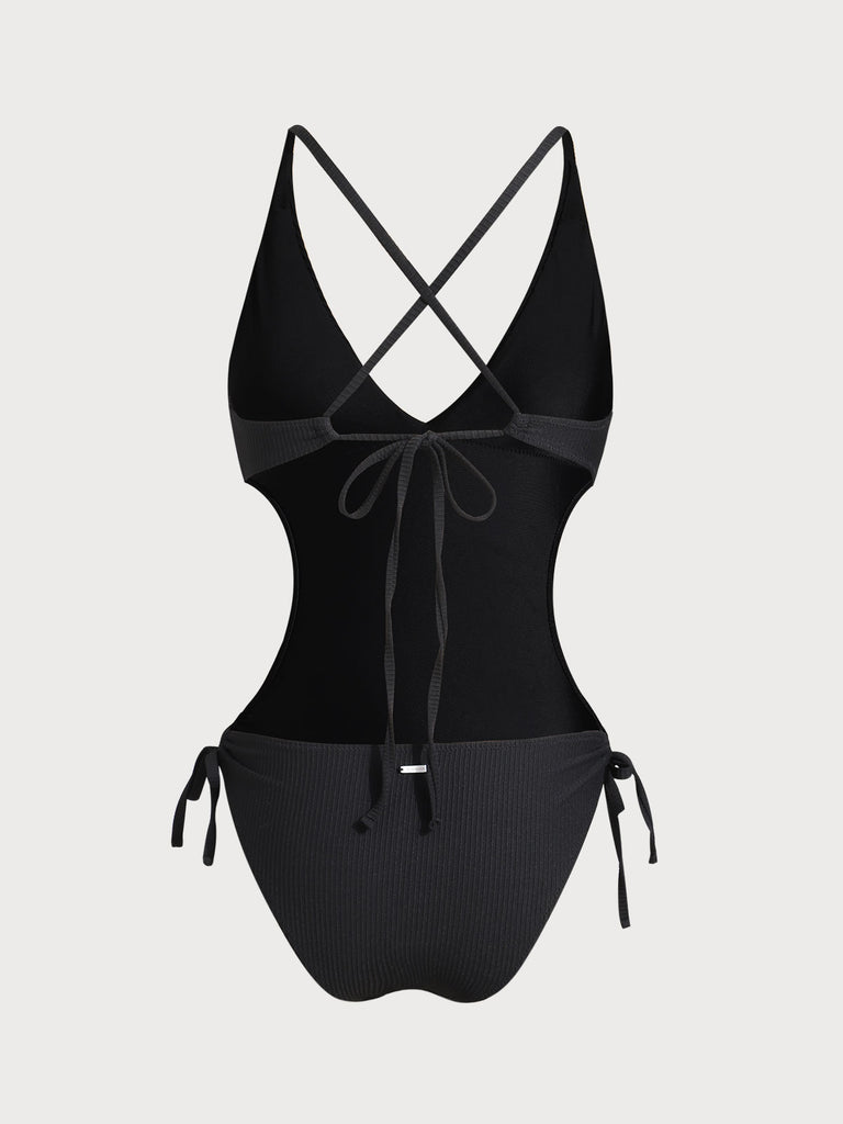 Women Knitted Nylon Blended One Pieces Swimwear Sustainable One-Pieces - BERLOOK