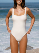 Women Knitted Nylon blended One Pieces Swimwear Sustainable One-Pieces - BERLOOK