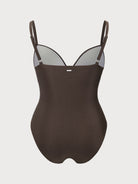 Women Knitted Nylon blended One Pieces Swimwear Sustainable Plus Size One-Pieces - BERLOOK
