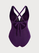 Women Knitted Nylon blended One Pieces Swimwear Sustainable Plus Size One-Pieces - BERLOOK