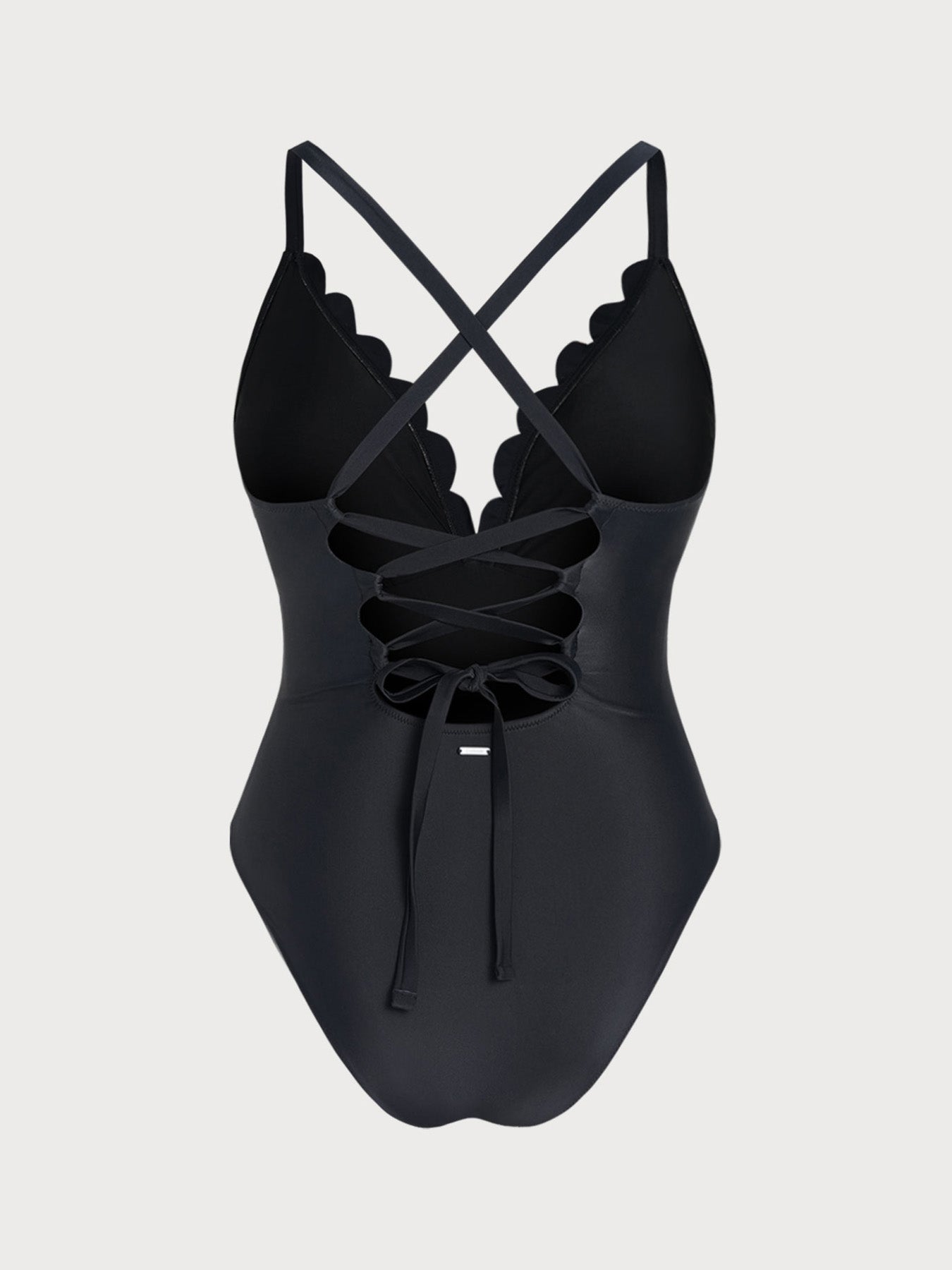 Women Knitted Nylon blended One Pieces Swimwear Sustainable Plus Size One-Pieces - BERLOOK