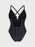 Women Knitted Nylon blended One Pieces Swimwear Sustainable Plus Size One-Pieces - BERLOOK