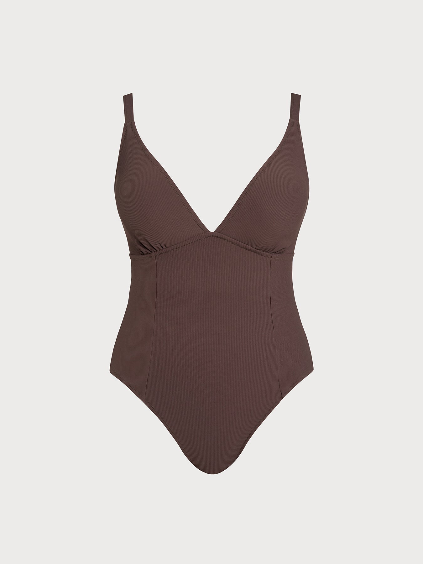 Women Knitted Nylon blended One Pieces Swimwear Sustainable Plus Size One-Pieces - BERLOOK