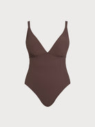 Women Knitted Nylon blended One Pieces Swimwear Sustainable Plus Size One-Pieces - BERLOOK